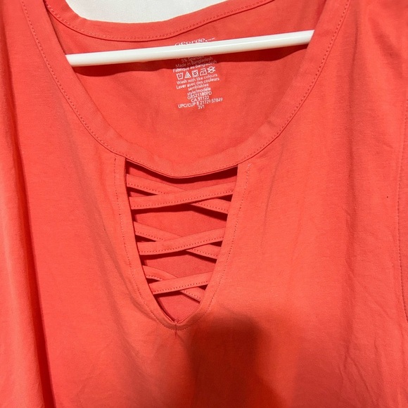 One  Orange and  one Gray Tank Top- orange is a George 3x- - Picture 9 of 13
